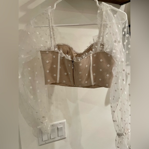 Runaway the Label Chloe Top, White, Small - Picture 7 of 8